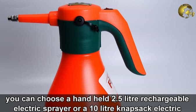 electric sprayer for gardening