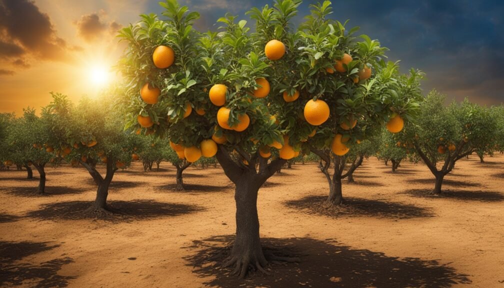 Drought-resistant fruit production